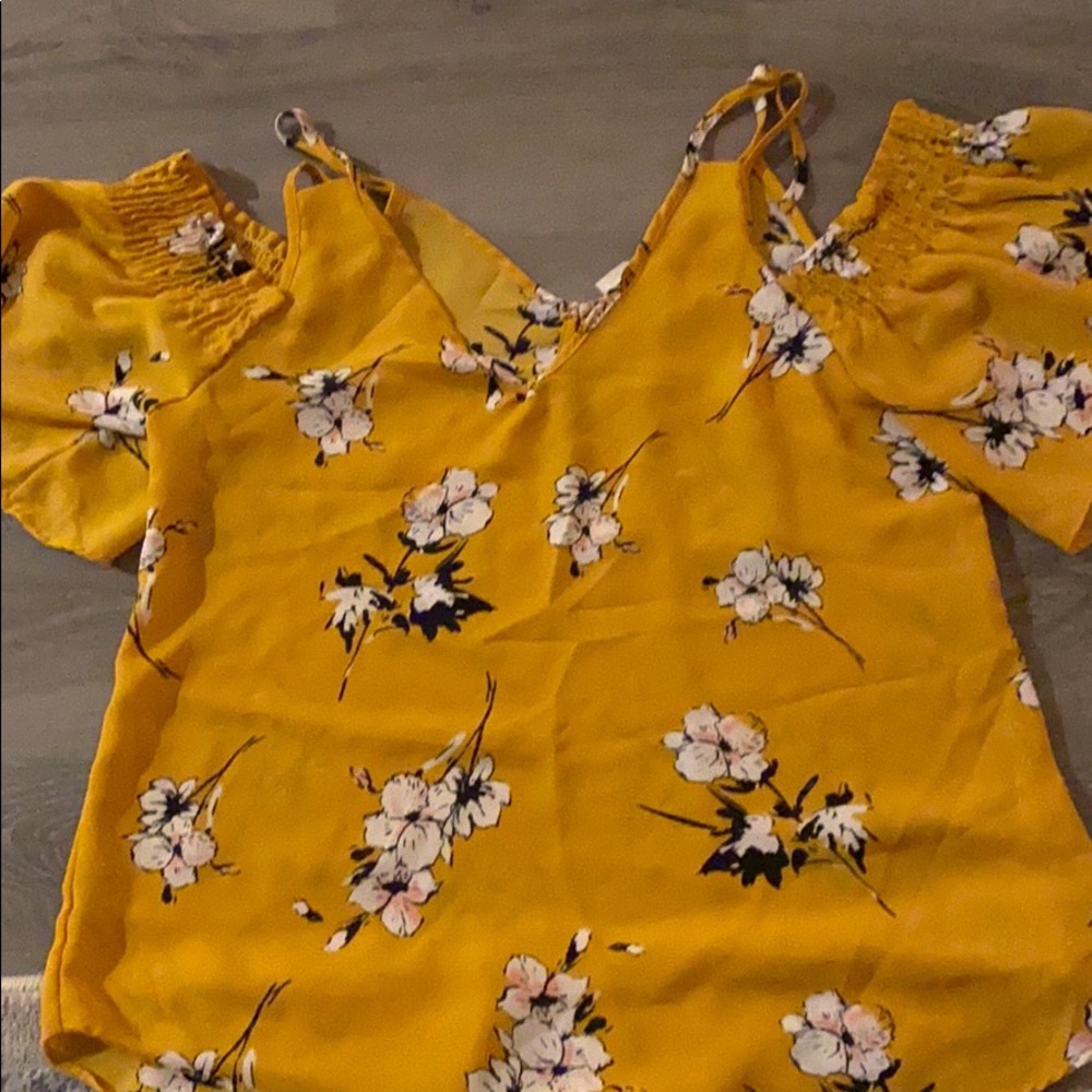 Cold shoulder blouse